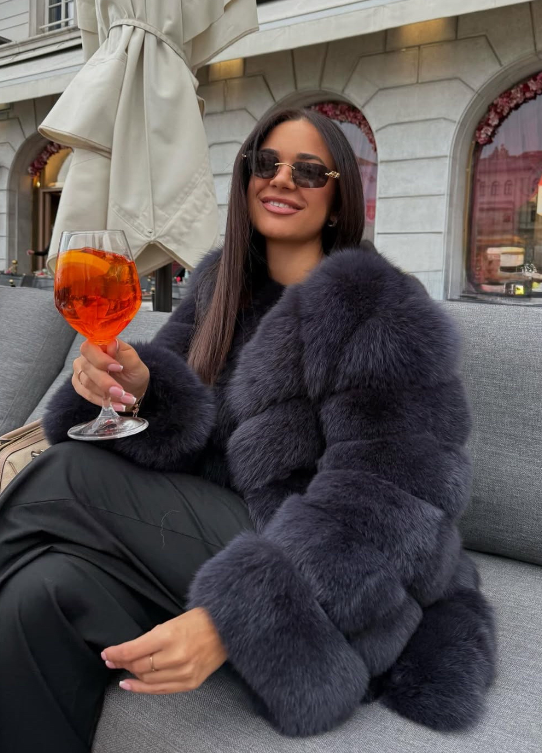 Krznena jakna - Glam Square