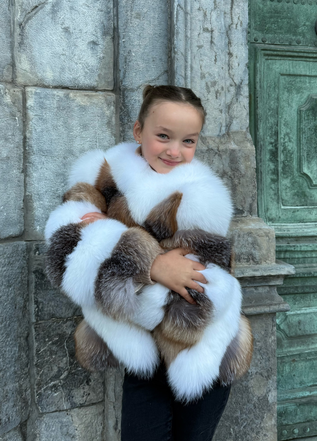 Alternative view of Otroška krznena bunda - Babyloo