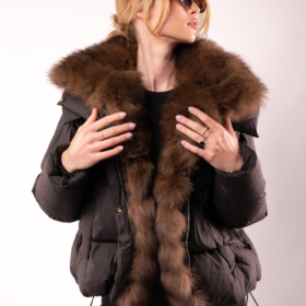 Bunda z dodanim krznom - Esky